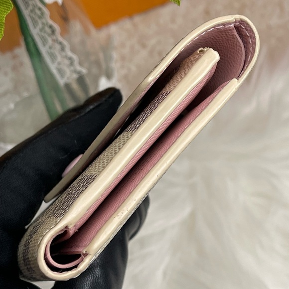 🌸Damier Azur Portefeuille Victorine Trifold Wallet - Picture 9 of 15